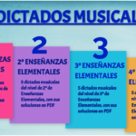 Dictados musicales para enseñanzas elementales by @fatimalemusical
