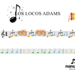 "Los Locos Adams" para xilófono por @mimusikita