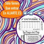 Calendario Musical de Octubre por @aliarte.es